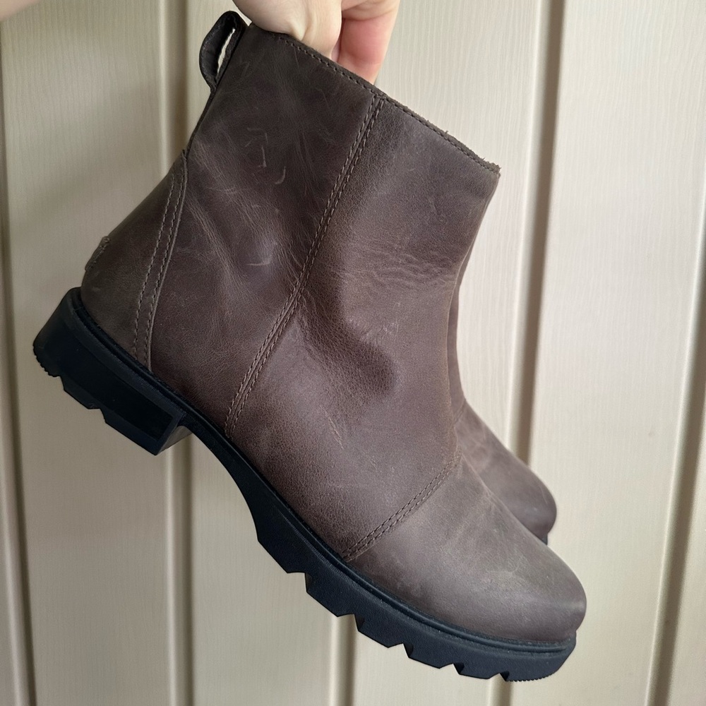 Sorel Brown Ankle Boots